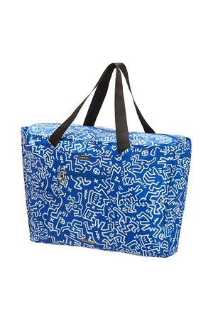 Keith Haring foldaway tote Dark Blue 1